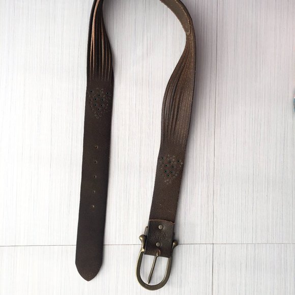 Studded leather belt main image 12